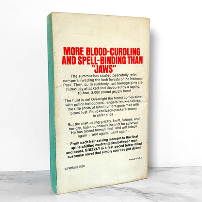 Grizzly by Will Collins [1976 MOVIE TIE-IN PAPERBACK]