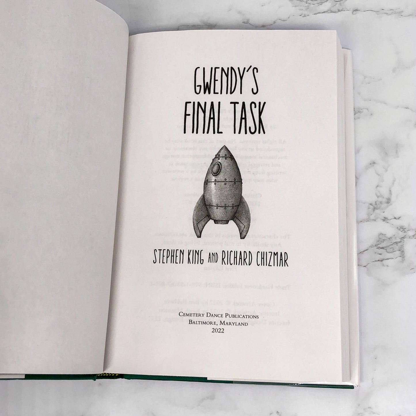Gwendy's Final Task by Stephen King & Richard Chizmar [FIRST EDITION • FIRST PRINTING] 2022 • Cemetery Dance
