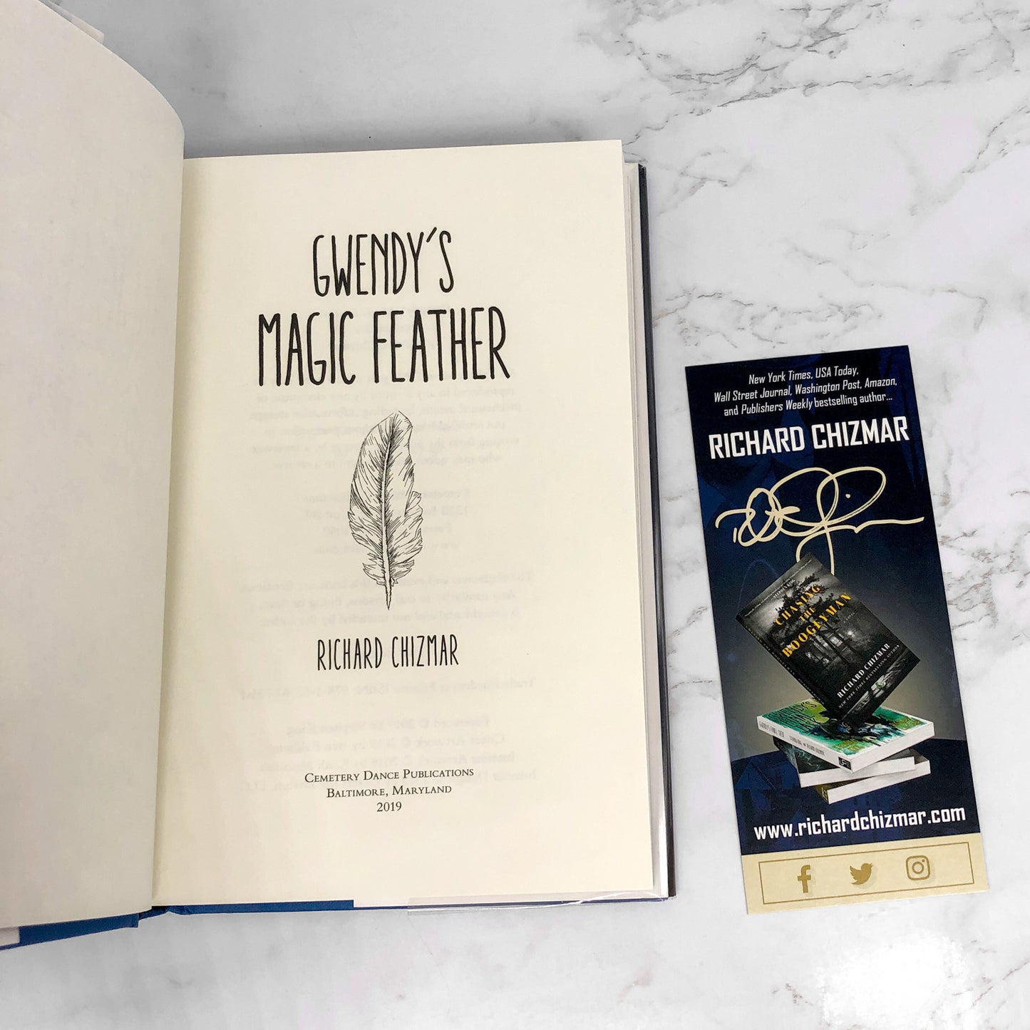 Gwendy's Magic Feather by Richard Chizmar [FIRST EDITION • FIRST PRINTING] 2019 • Cemetery Dance