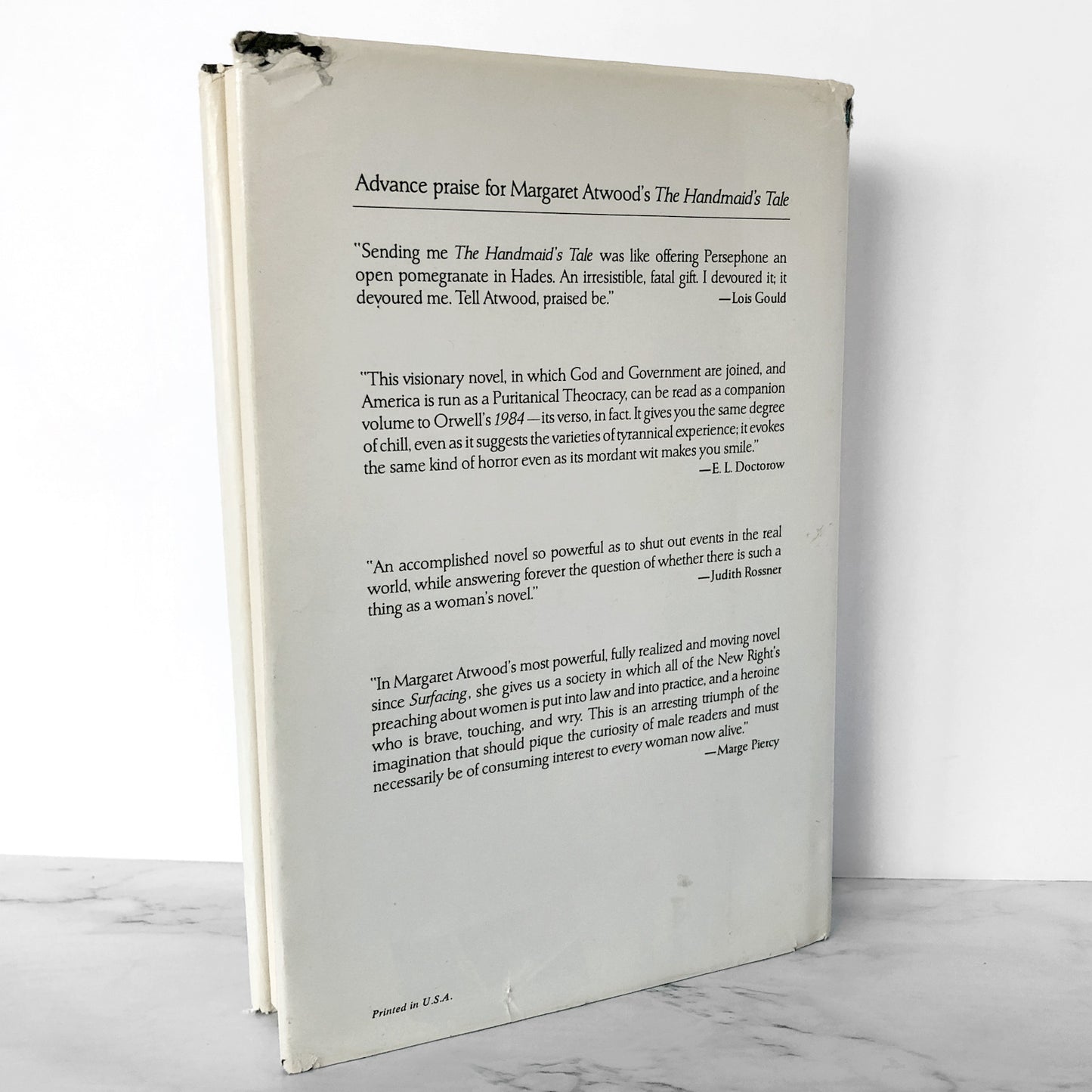 The Handmaid's Tale by Margaret Atwood [FIRST BOOK CLUB EDITION / 1986]