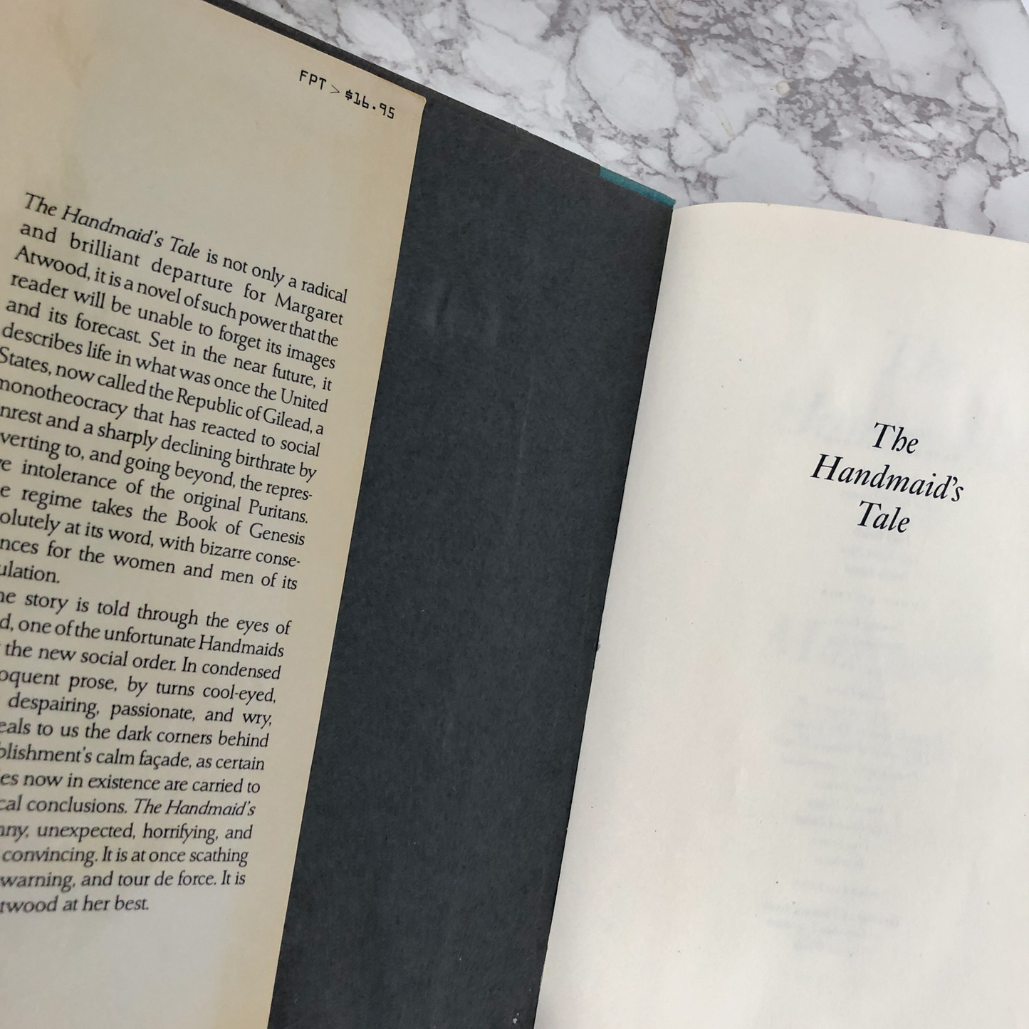 The Handmaid's Tale by Margaret Atwood [FIRST EDITION / 1ST PRINTING] - Bookshop Apocalypse