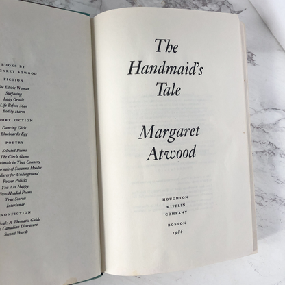 The Handmaid's Tale by Margaret Atwood [FIRST EDITION / 1ST PRINTING] - Bookshop Apocalypse