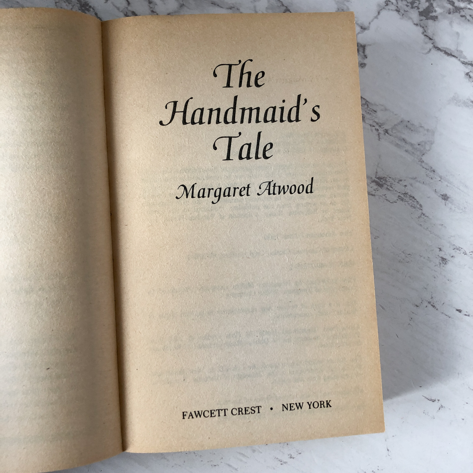 The Handmaid's Tale by Margaret Atwood [FIRST PAPERBACK EDITION] - Bookshop Apocalypse