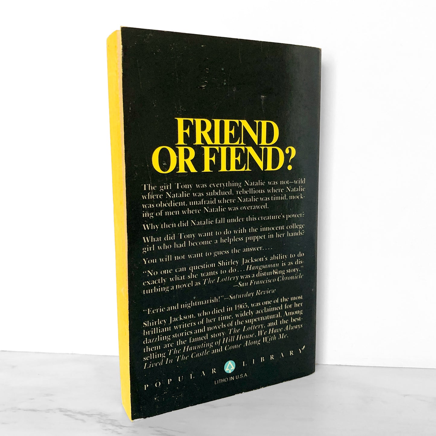 Hangsaman by Shirley Jackson [1976 PAPERBACK]