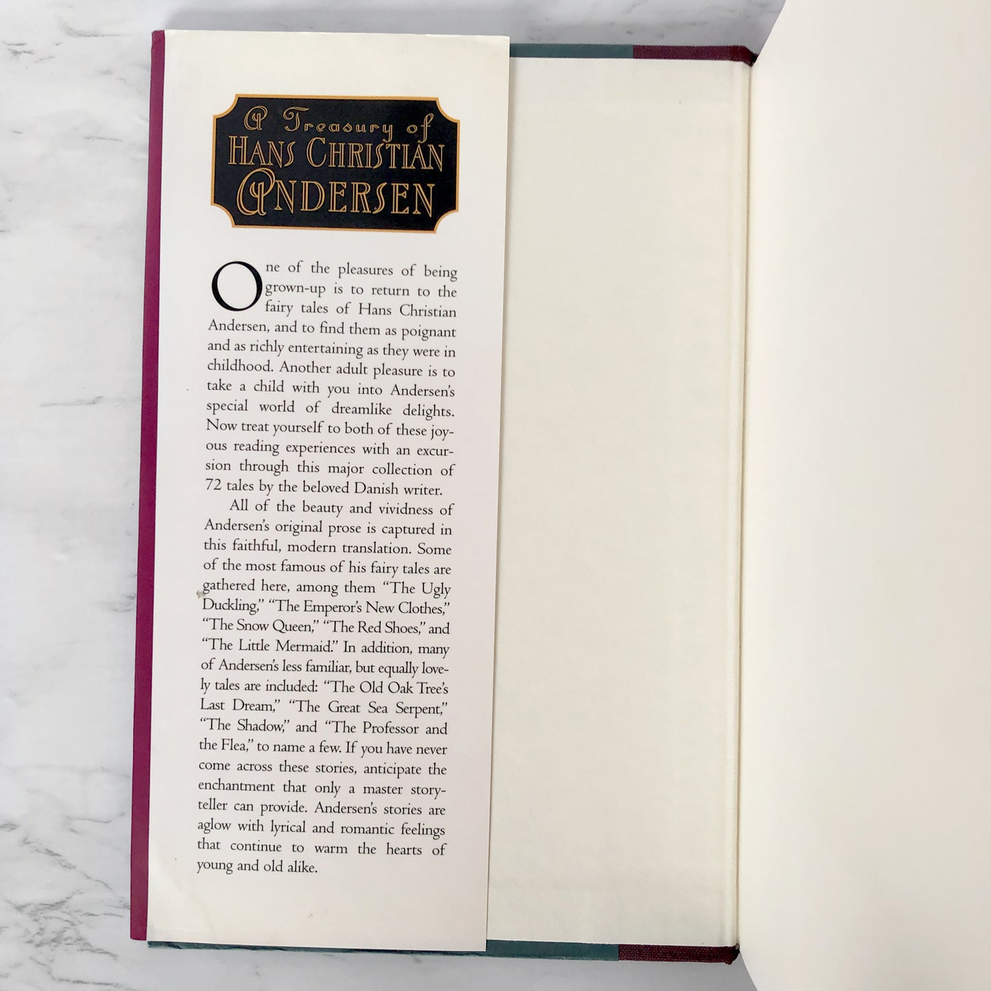 A Treasury of Hans Christian Andersen [HARDCOVER ANTHOLOGY / 1993]