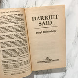 Harriet Said... by Beryl Bainbridge [FIRST PAPERBACK PRINTING] - Bookshop Apocalypse
