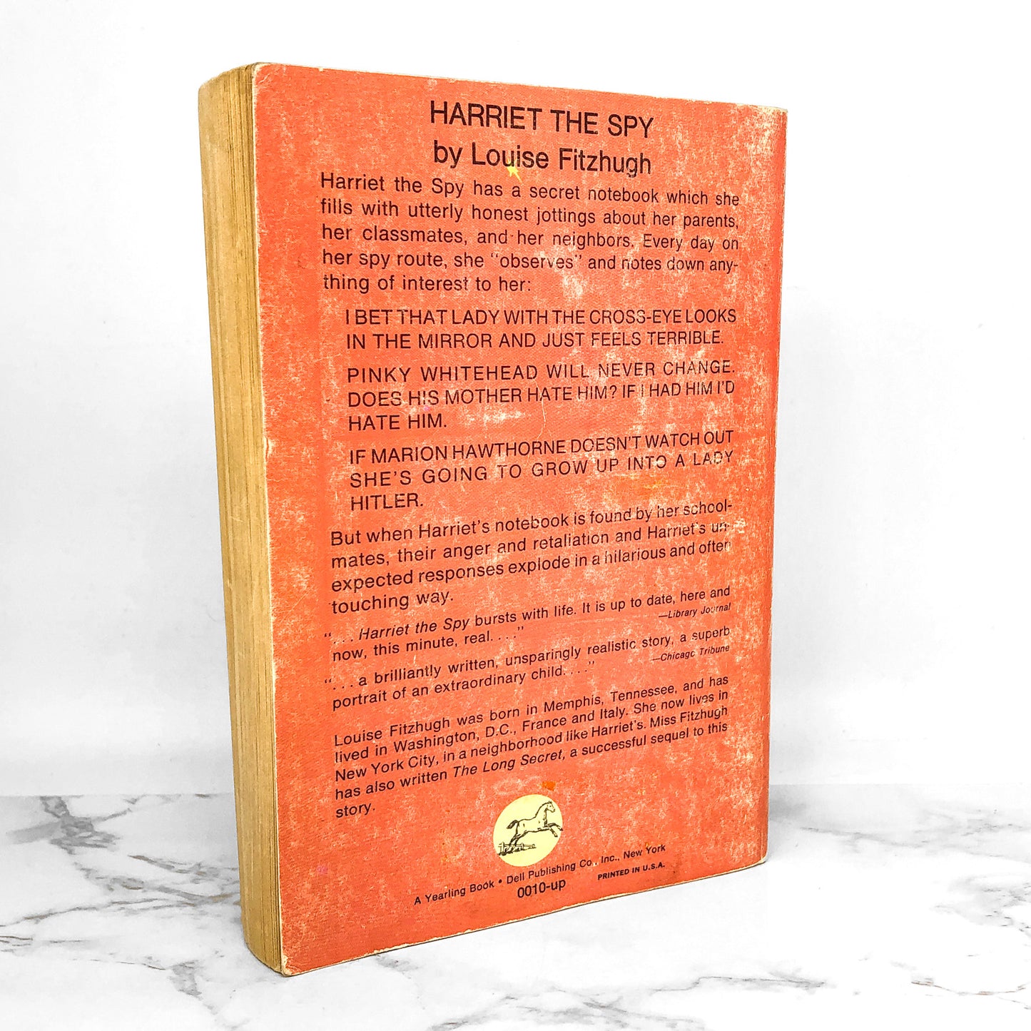 Harriet the Spy by Louise Fitzhugh [1969 TRADE PAPERBACK] 5th Printing ☙  Dell Books