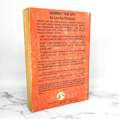 Harriet the Spy by Louise Fitzhugh [1969 TRADE PAPERBACK] 5th Printing ☙  Dell Books