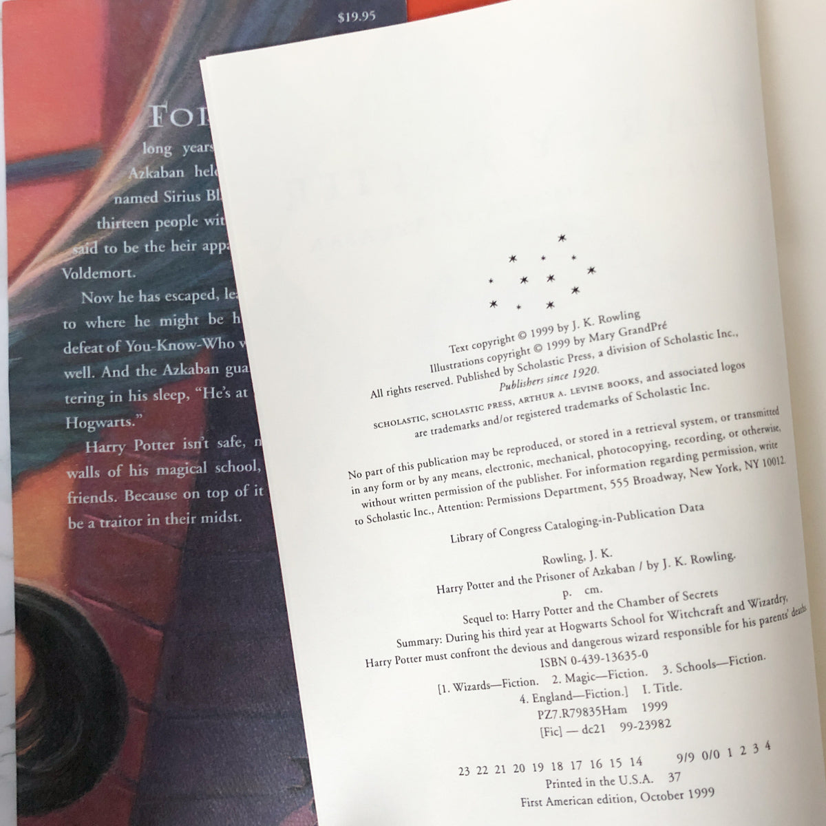 Harry Potter and the Prisoner of Azkaban by J.K. Rowling [US FIRST EDITION] - Bookshop Apocalypse