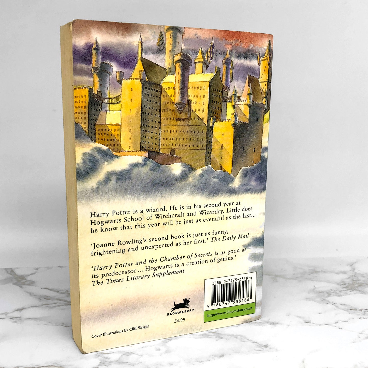 Harry Potter and the Chamber of Secrets by J.K. Rowling [U.K. PAPERBACK FIRST EDITION] 1998