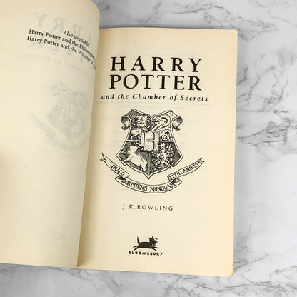 Harry Potter and the Chamber of Secrets by J.K. Rowling [U.K. PAPERBACK FIRST EDITION] 1998