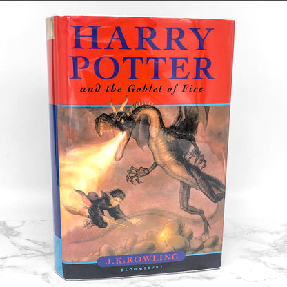 Harry Potter & the Goblet of Fire by J.K. Rowling [U.K. FIRST EDITION • FIRST PRINTING] 2000 • Bloomsbury