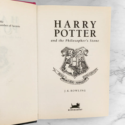 Harry Potter and the Philosopher's Stone by J.K. Rowling [U.K. FIRST EDITION] 1997