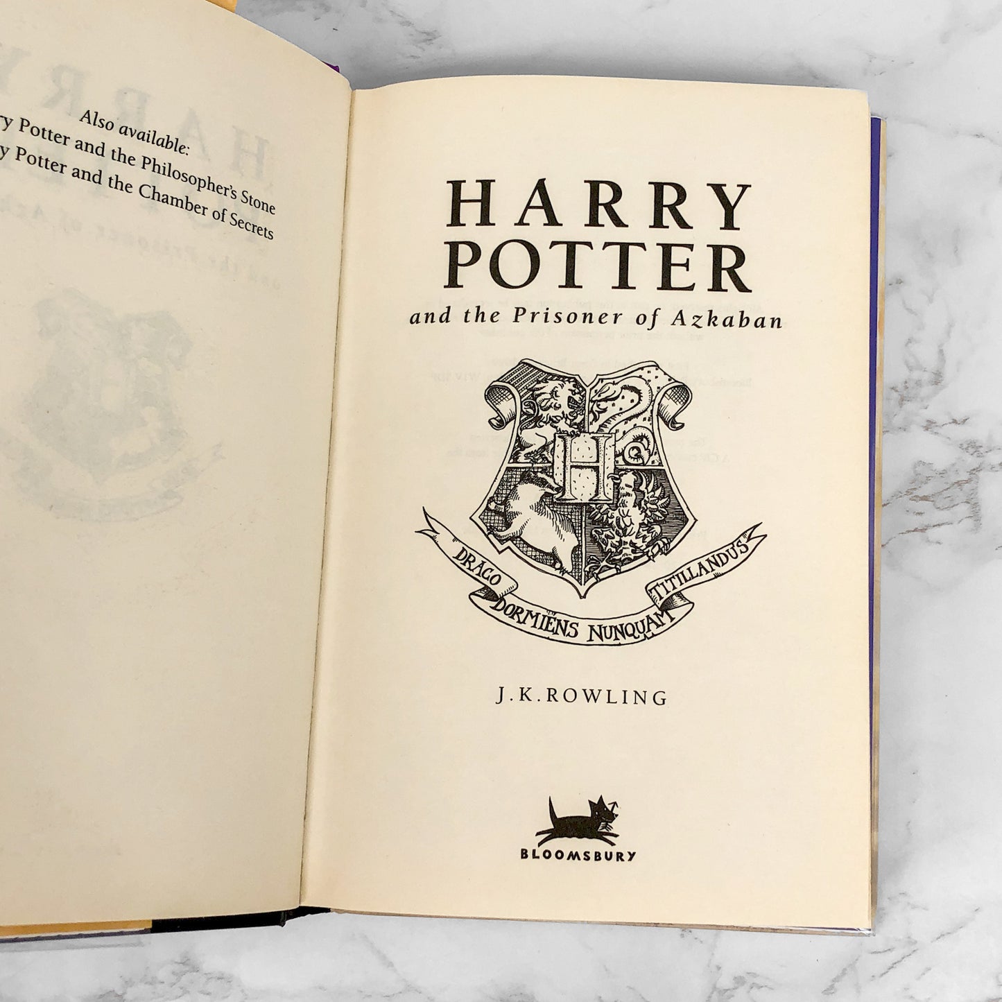 Harry Potter and the Prisoner of Azkaban by J.K. Rowling [U.K. FIRST EDITION] 1999 • Bloomsbury