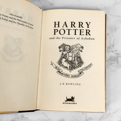 Harry Potter and the Prisoner of Azkaban by J.K. Rowling [U.K. FIRST EDITION] 1999 • Bloomsbury