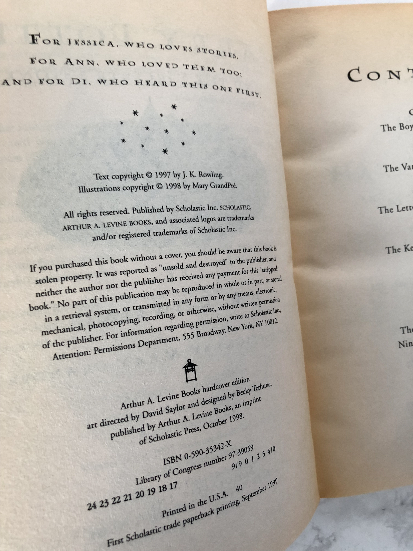 Harry Potter and the Sorceror's Stone by J.K. Rowling [FIRST PAPERBACK EDITION] - Bookshop Apocalypse