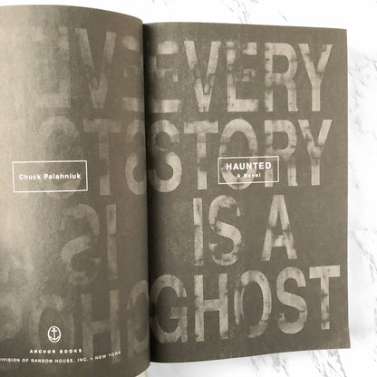 Haunted by Chuck Palahniuk [TRADE PAPERBACK / 2006] - Bookshop Apocalypse