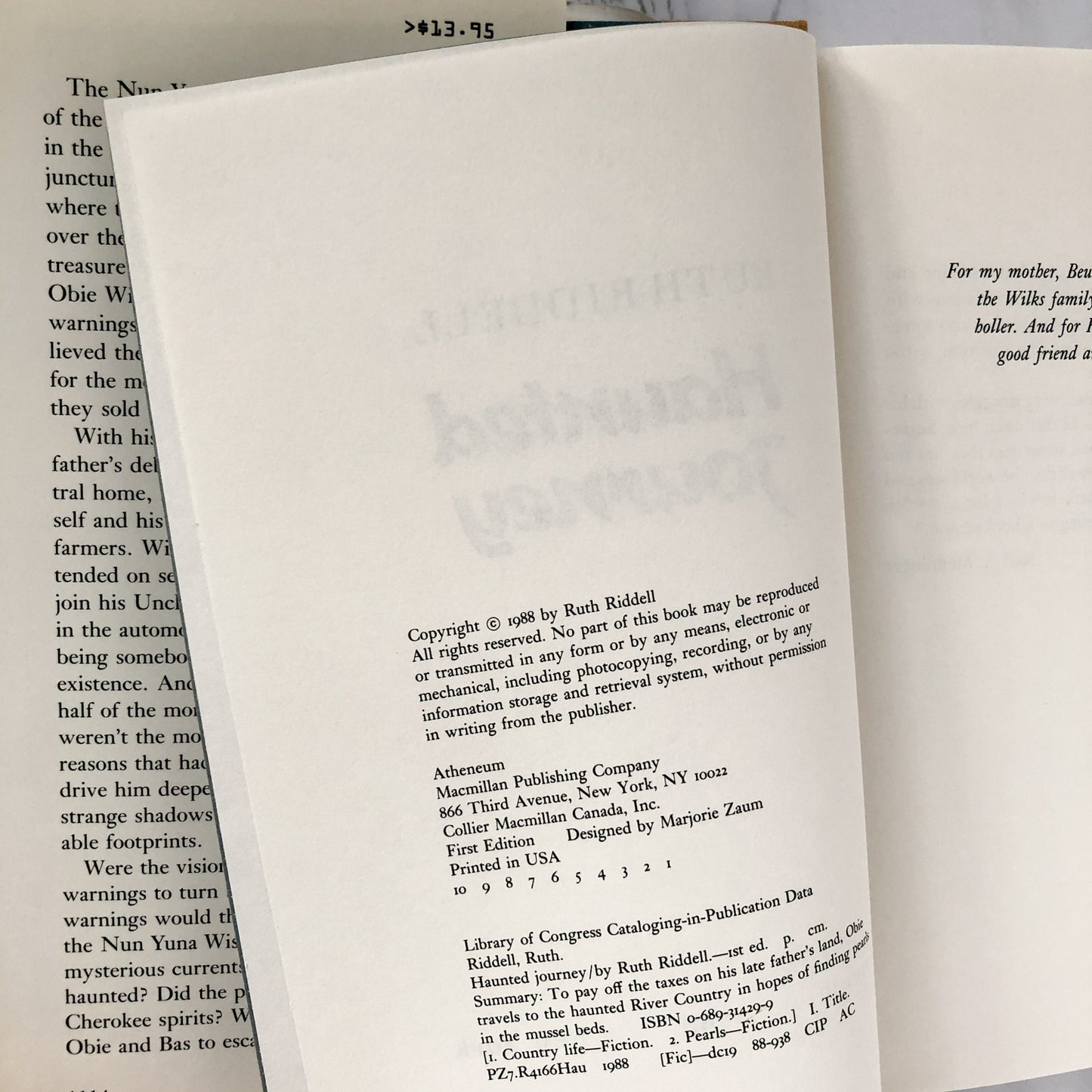 Haunted Journey by Ruth Riddell [FIRST EDITION] - Bookshop Apocalypse