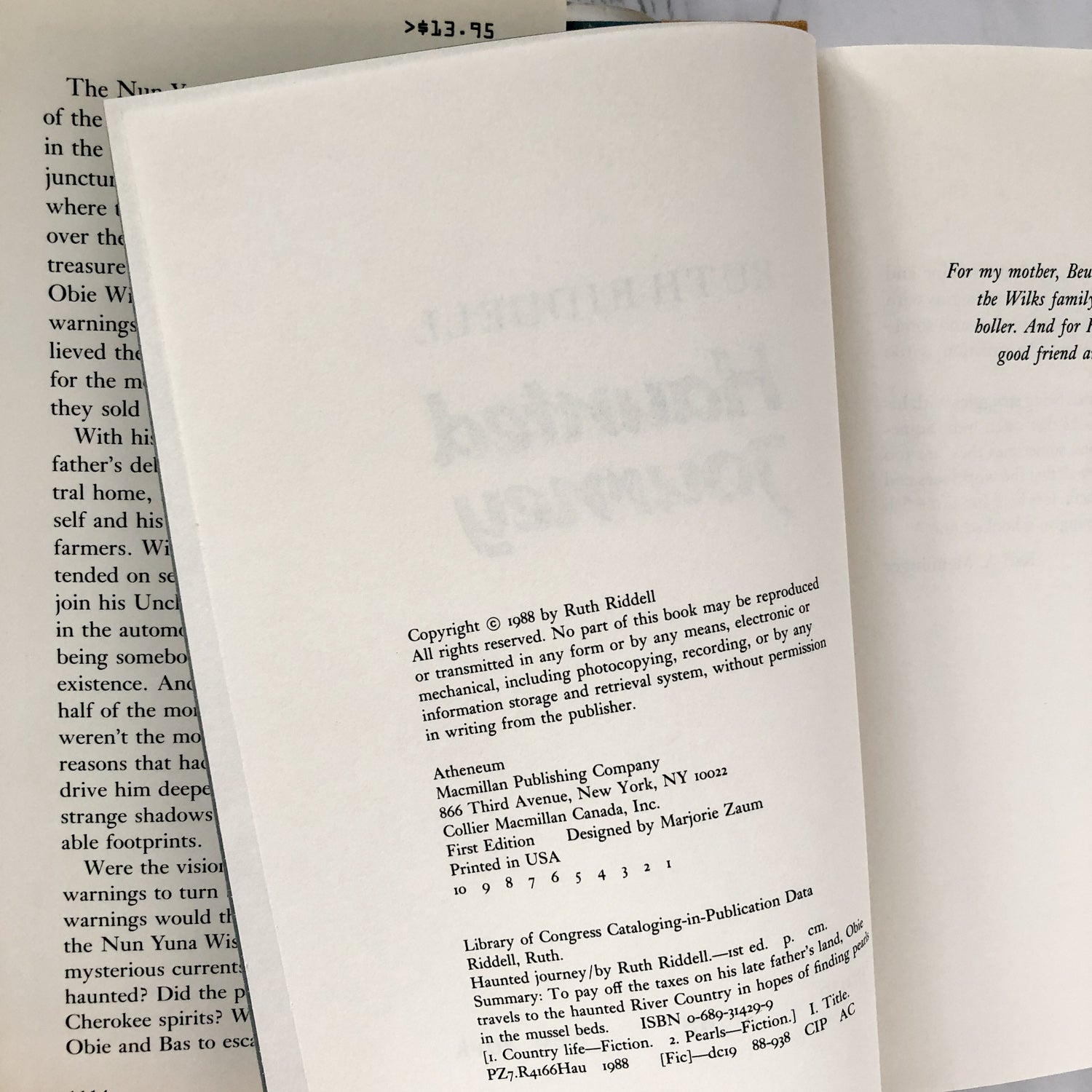 Haunted Journey by Ruth Riddell [FIRST EDITION] - Bookshop Apocalypse