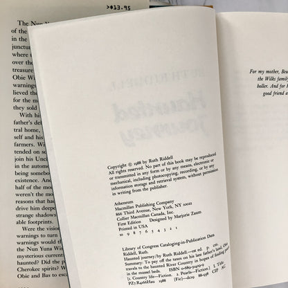 Haunted Journey by Ruth Riddell [FIRST EDITION] - Bookshop Apocalypse