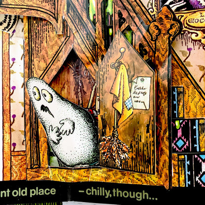 Haunted House by Jan Pieńkowski & Tor Lokvig [FIRST EDITION POP-UP BOOK] 1979