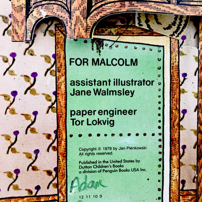 Haunted House by Jan Pieńkowski & Tor Lokvig [FIRST EDITION POP-UP BOOK] 1979