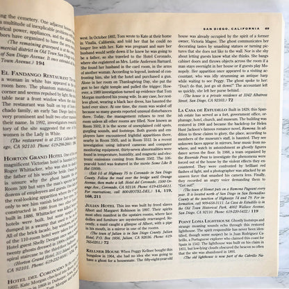 Haunted Places: The National Directory of Ghostly Abodes, Sacred Sites, UFO Landings & Other Supernatural Locations by Dennis William Hauck [1996 PAPERBACK]