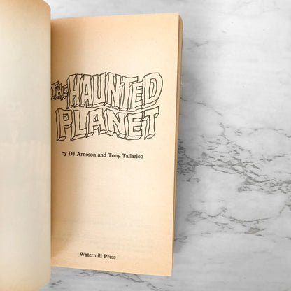 The Haunted Planet by D.J. Arneson & Tony Tallarico [1980 PAPERBACK]
