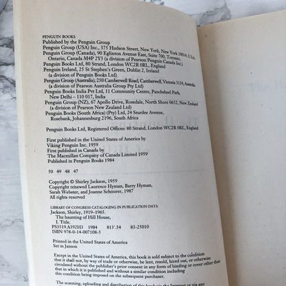 The Haunting of Hill House by Shirley Jackson [1987 TRADE PAPERBACK] - Bookshop Apocalypse