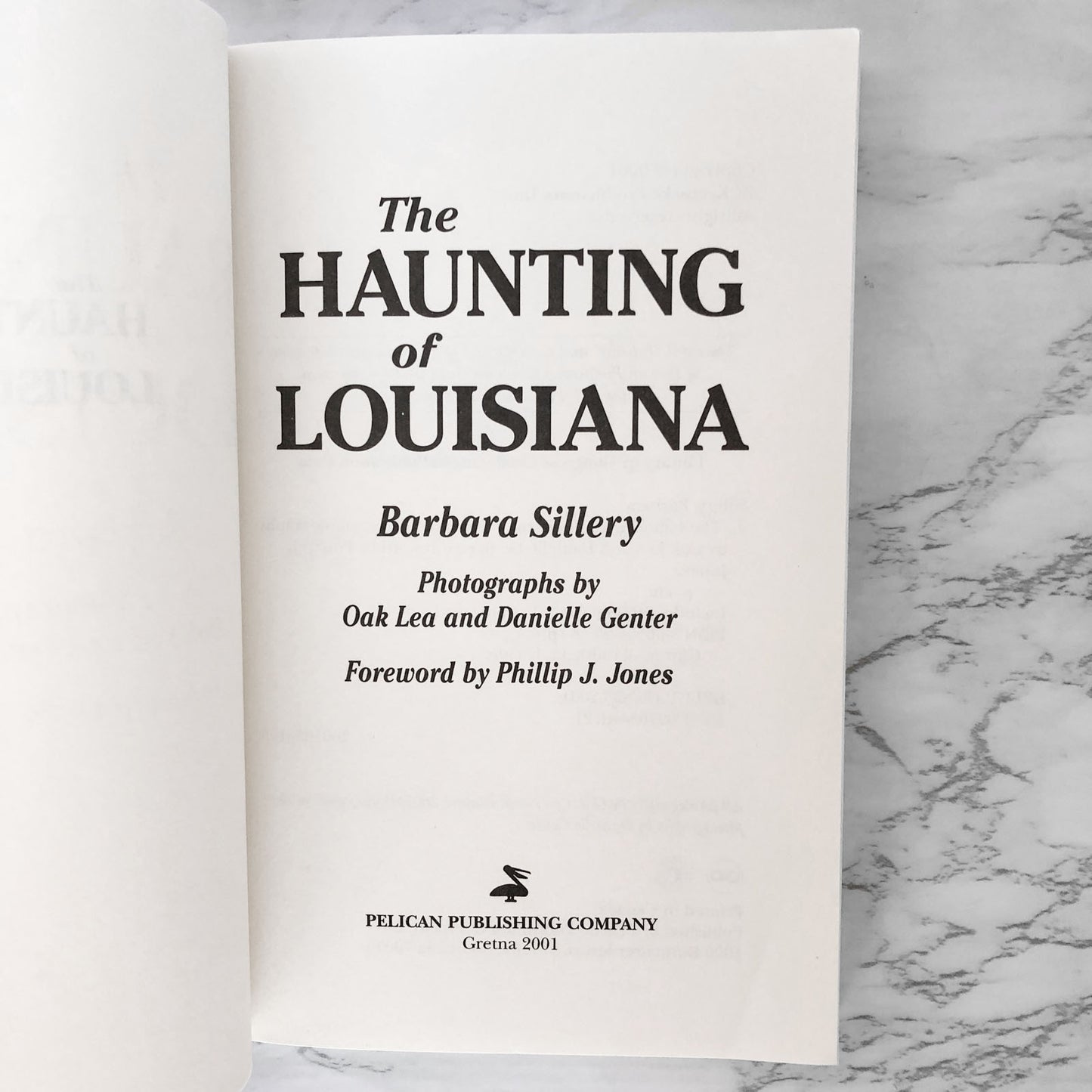 The Haunting of Louisiana by Barbara Sillery [FIRST EDITION] 2001