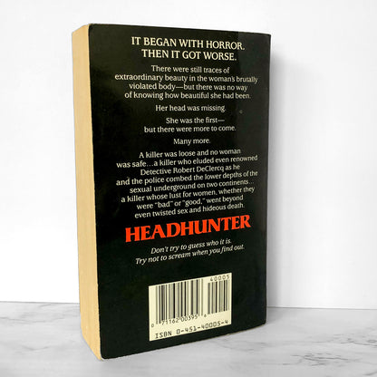 Headhunter by Michael Slade [FIRST PAPERBACK PRINTING] 1986