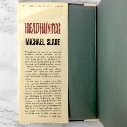 Headhunter by Michael Slade [FIRST EDITION / FIRST PRINTING] 1985