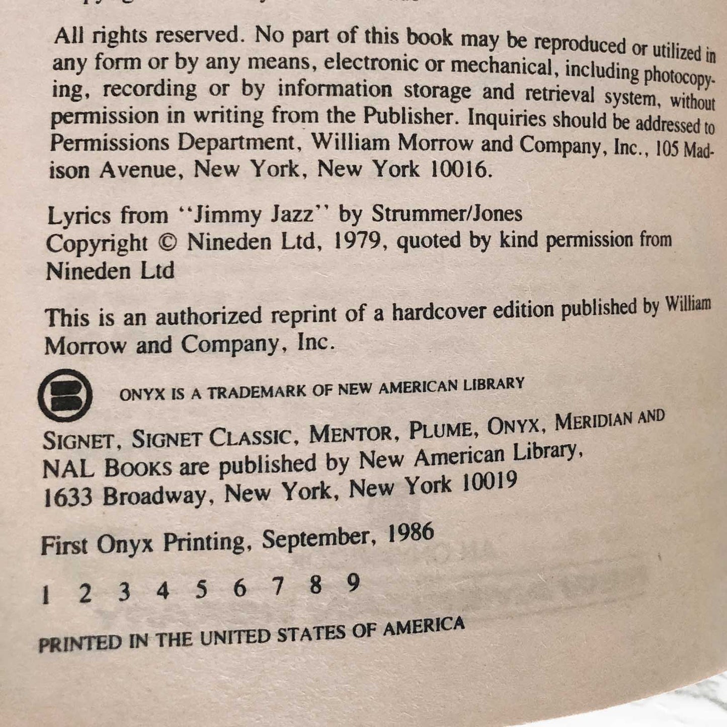 Headhunter by Michael Slade [FIRST PAPERBACK PRINTING] 1986