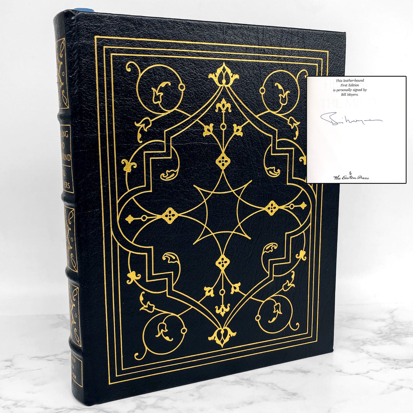 Healing and the Mind by Bill Moyers SIGNED! [LIMITED FIRST EDITION] 1993 • The Easton Press