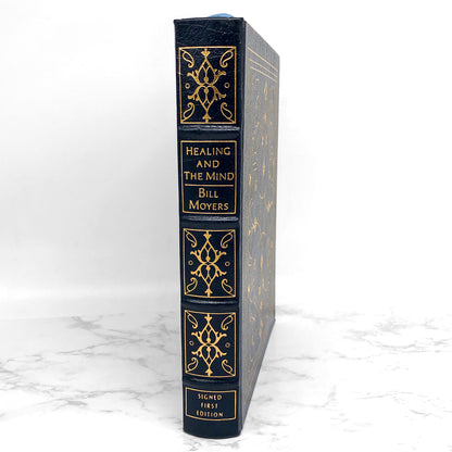 Healing and the Mind by Bill Moyers SIGNED! [LIMITED FIRST EDITION] 1993 • The Easton Press