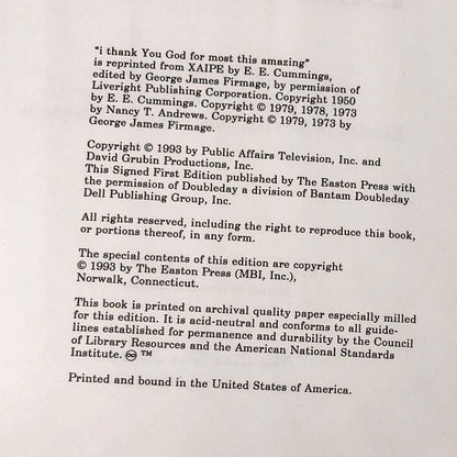 Healing and the Mind by Bill Moyers SIGNED! [LIMITED FIRST EDITION] 1993 • The Easton Press