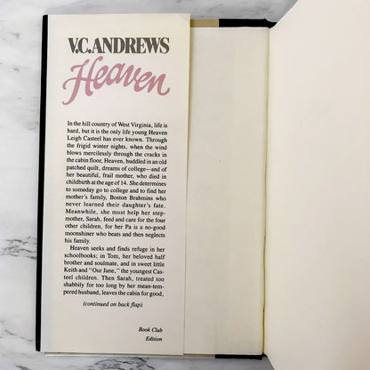 Heaven by V.C. Andrews [FIRST BOOK CLUB EDITION] 1985 • Hardcover • Pocket Books