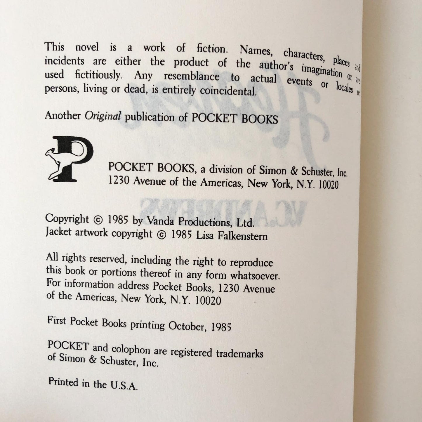 Heaven by V.C. Andrews [FIRST BOOK CLUB EDITION] 1985 • Hardcover • Pocket Books