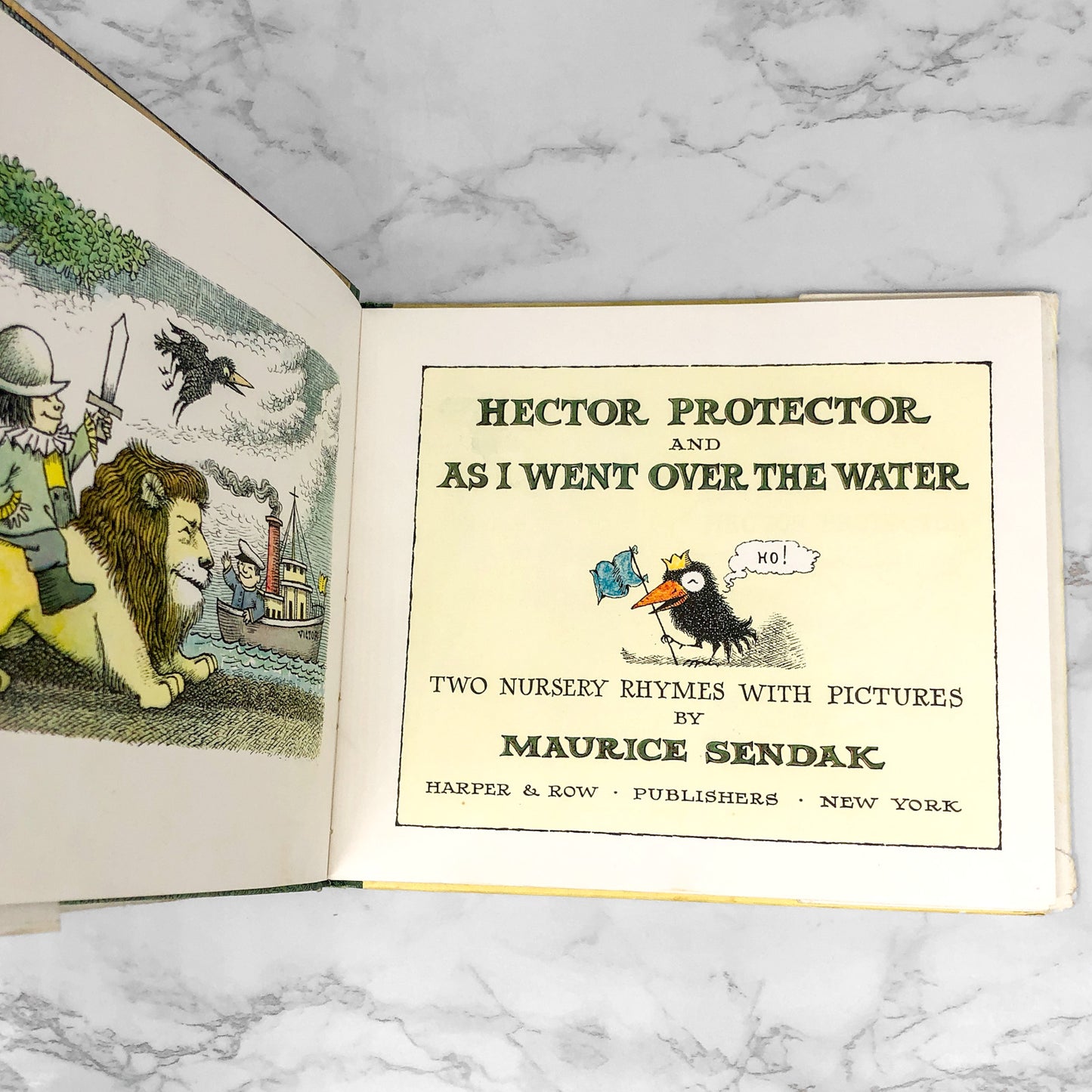 Hector Protector & As I Went Over the Water: Two Nursery Rhymes by Maurice Sendak [FIRST EDITION] 1965