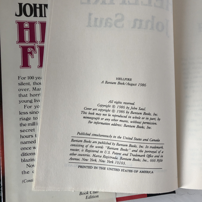 Hellfire by John Saul [BCE] - Bookshop Apocalypse