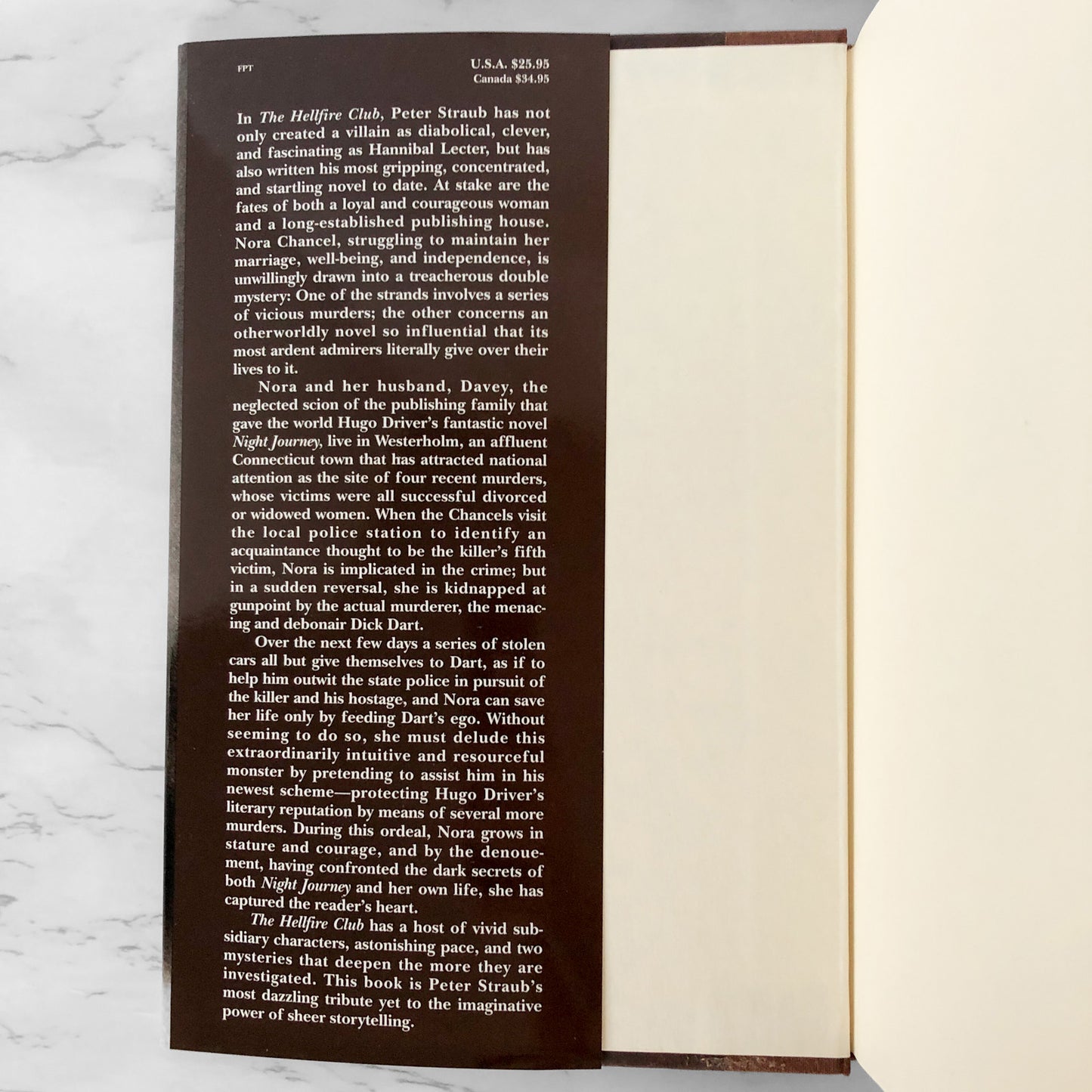 The Hellfire Club by Peter Straub SIGNED! [FIRST EDITION] 1996