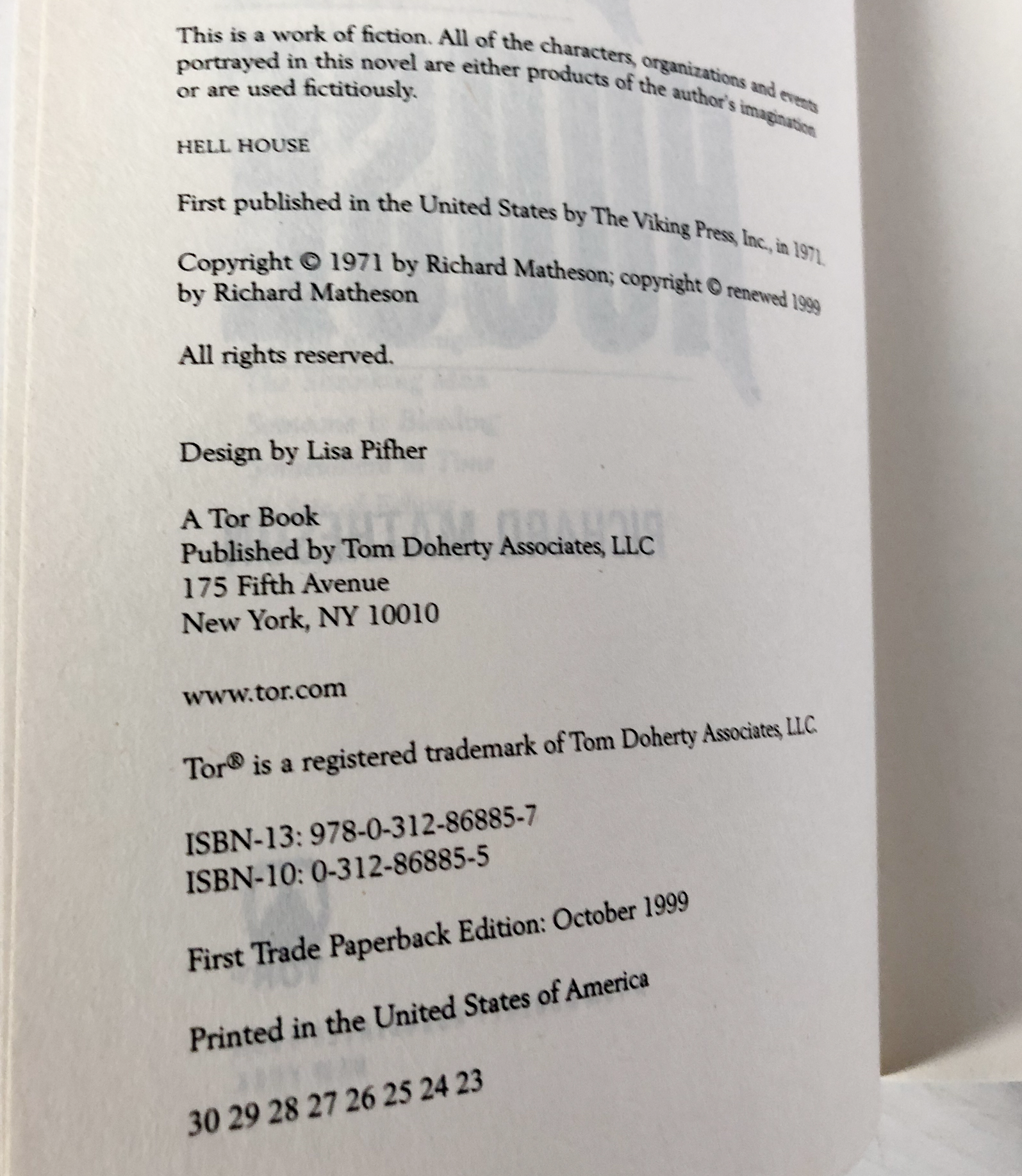 Hell House by Richard Matheson - Bookshop Apocalypse