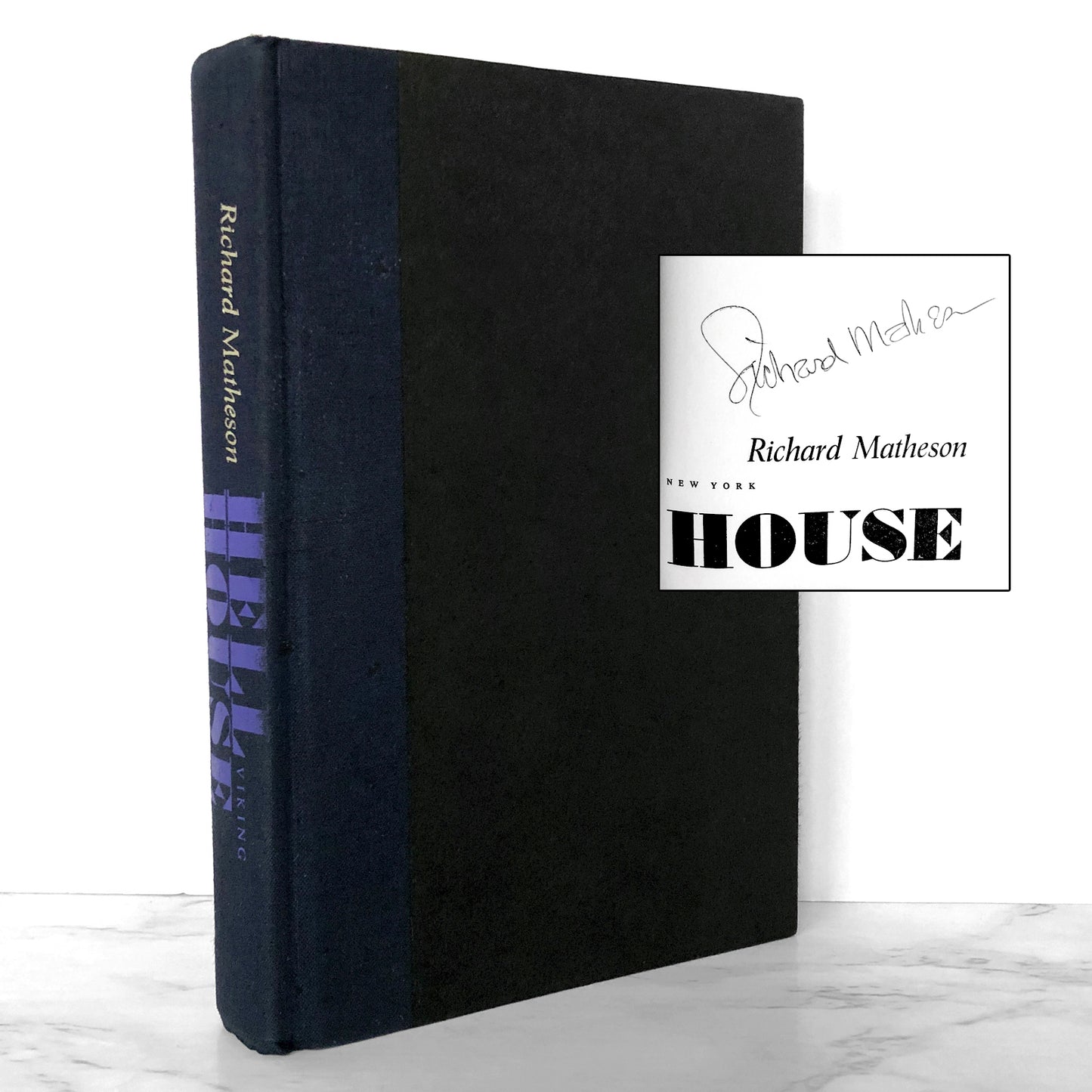 Hell House by Richard Matheson SIGNED! [FIRST EDITION] 1971
