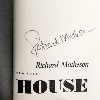 Hell House by Richard Matheson SIGNED! [FIRST EDITION] 1971