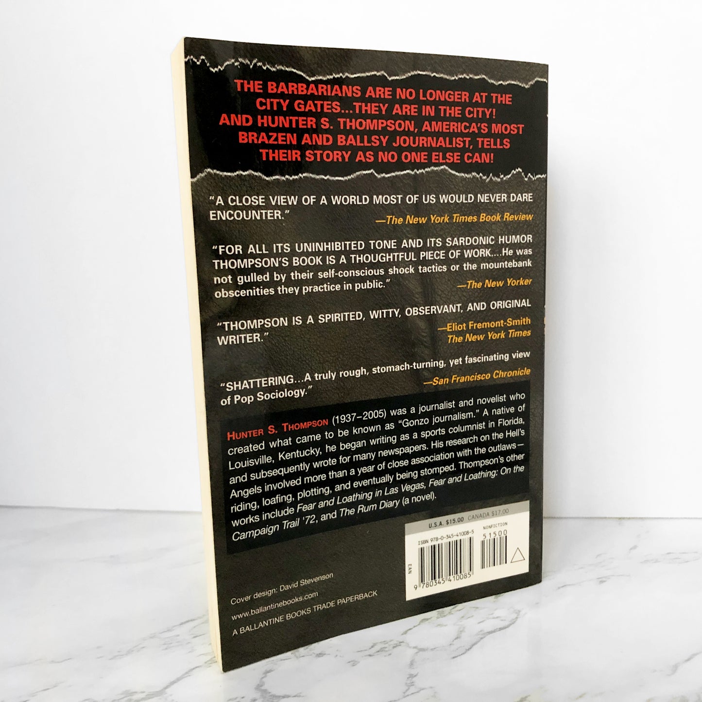 Hell's Angels by Hunter S. Thompson [1996 TRADE PAPERBACK] - Bookshop Apocalypse