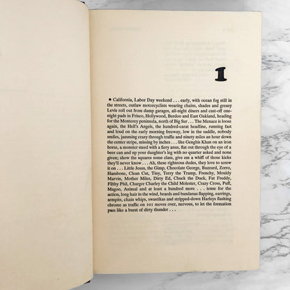 Hell's Angels by Hunter S. Thompson [FIRST EDITION / FOURTH PRINTING] 1967 • Random House
