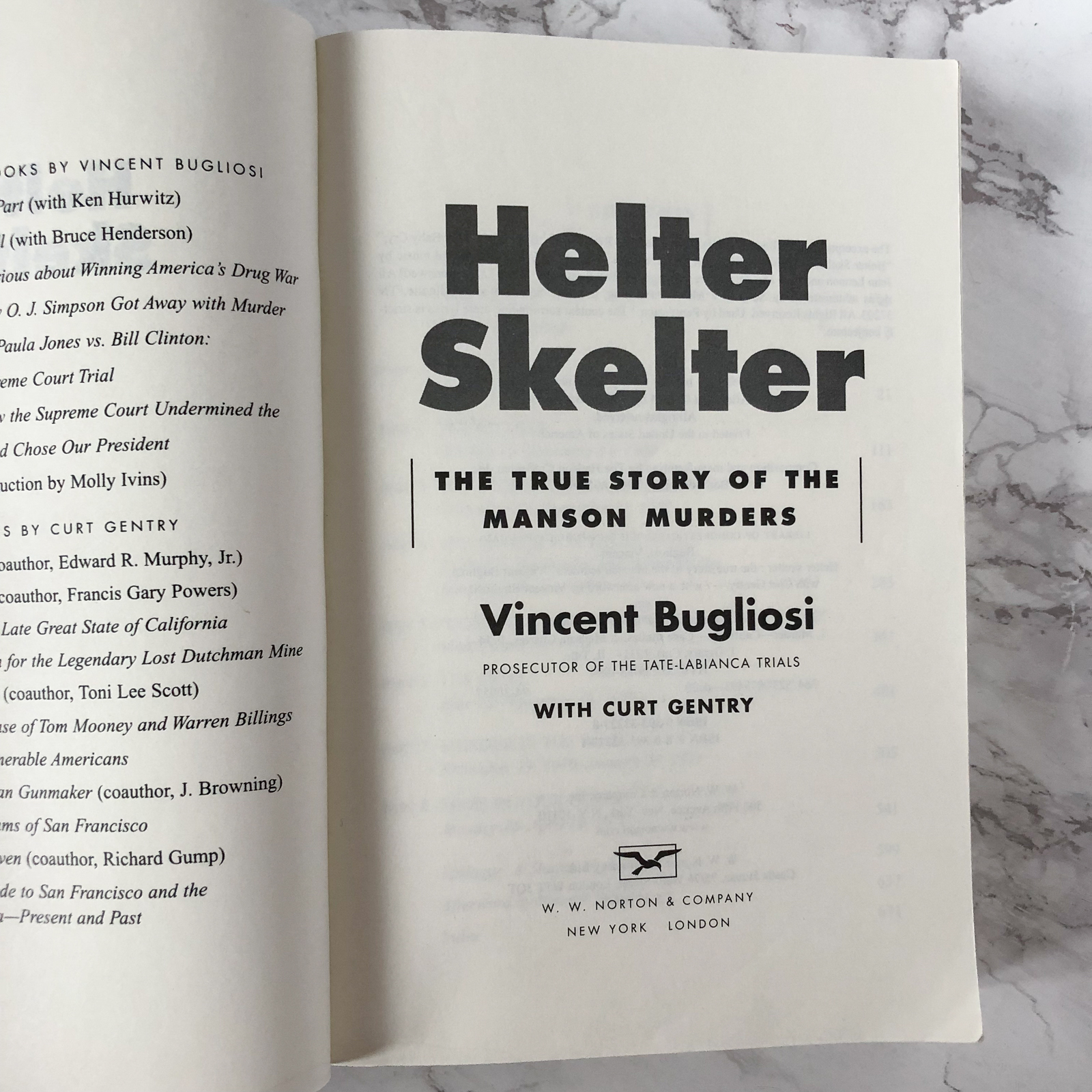 Helter Skelter by Vincent Bugliosi [1994 TRADE PAPERBACK] - Bookshop Apocalypse