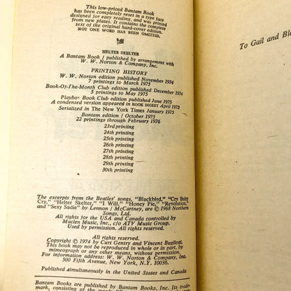 Helter Skelter: The True Story of The Manson Murders by Vincent Bugliosi [1976 PAPERBACK]