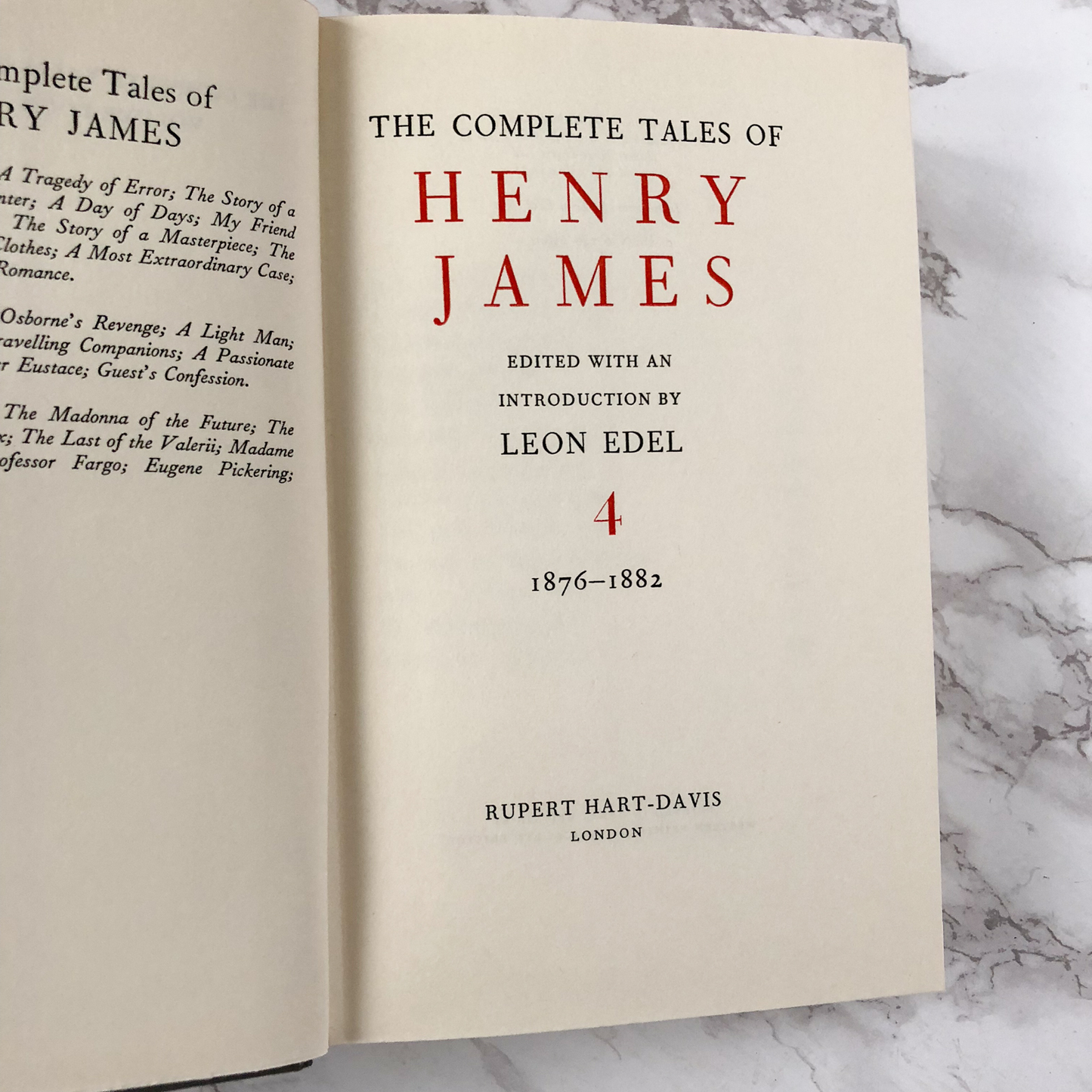 The Complete Tales of Henry James Volume IV [1971 UK HARDCOVER] - Bookshop Apocalypse
