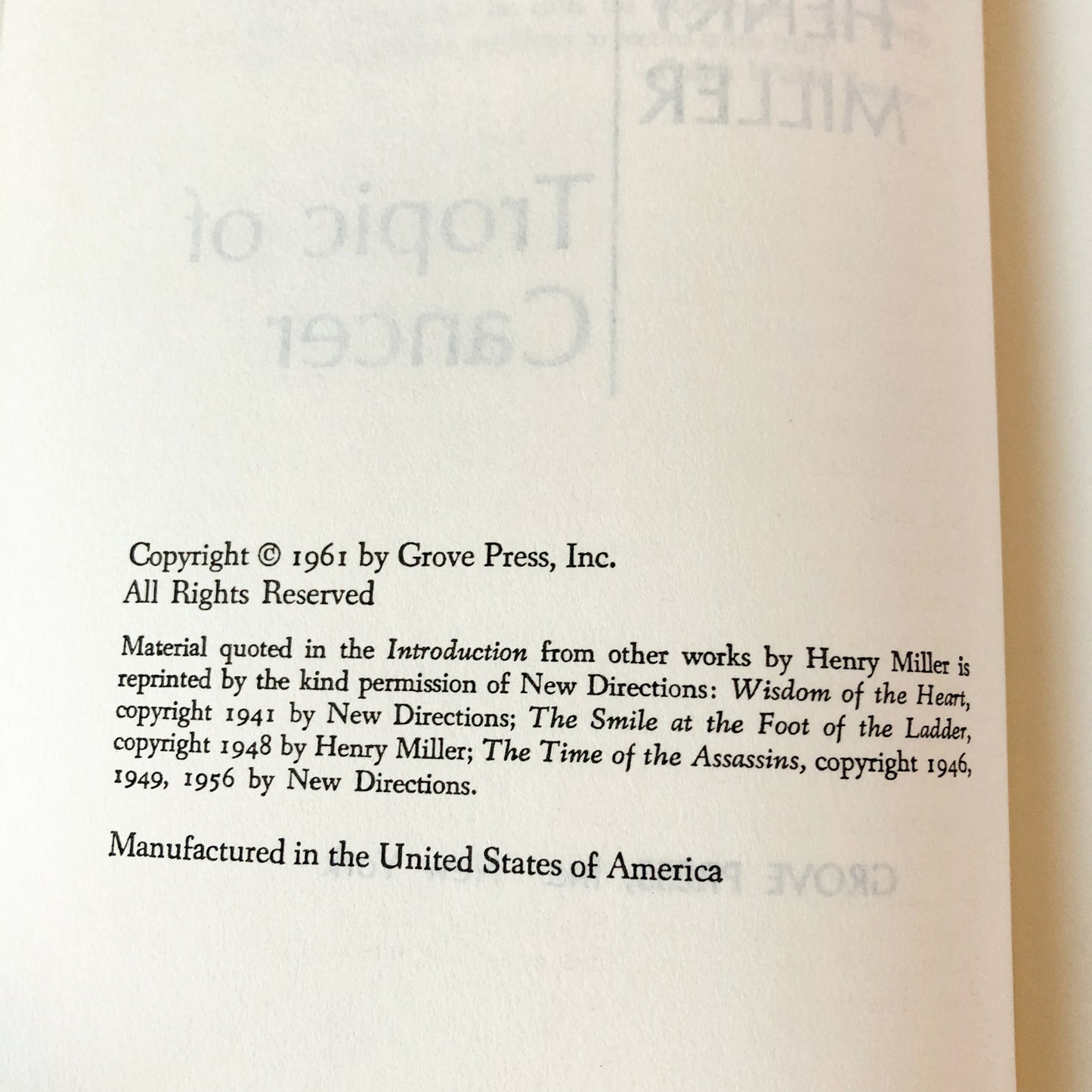 Tropic of Cancer, Tropic of Capricorn & Black Spring by Henry Miller [HARDCOVER BOOK CLUB SET / 1963]